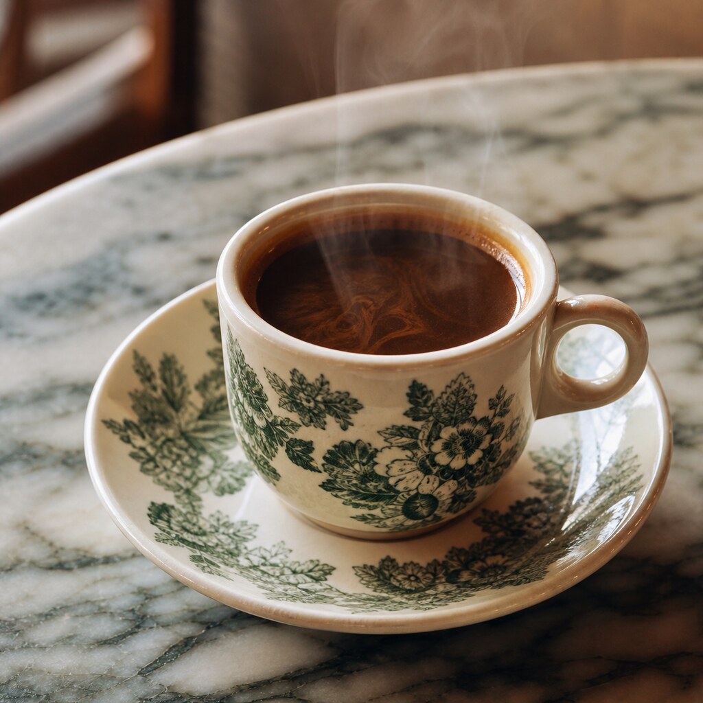 A cup of traditional Singapore kopi